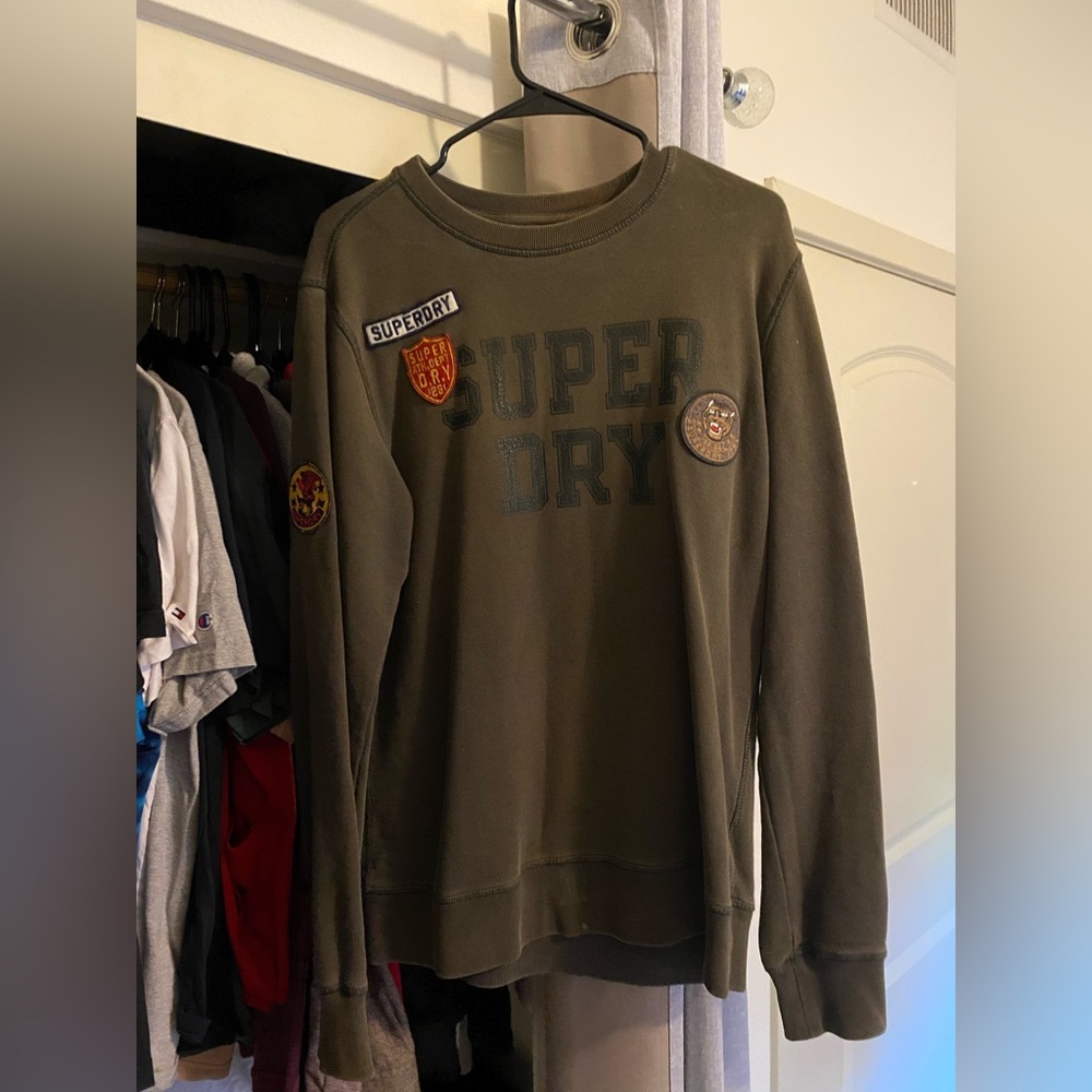 Men’s Large marine green ‘SUPERDRY’ sweater